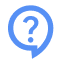 blue chat icon